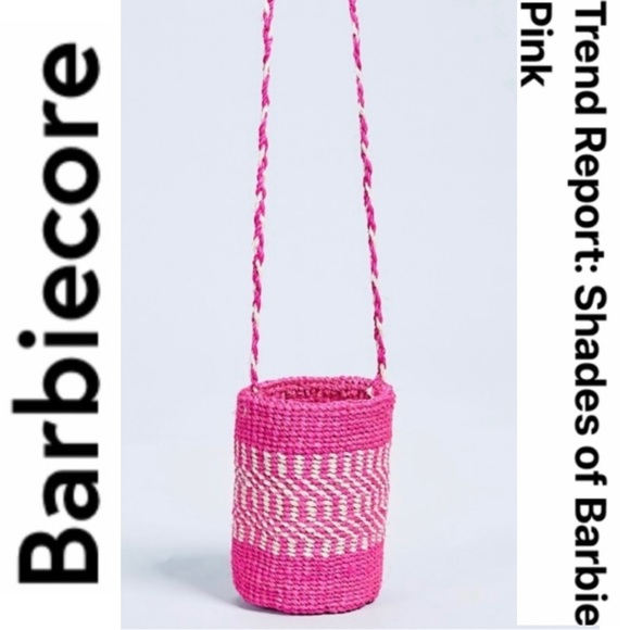 Pink Straw Crossbody - Picture 14 of 15